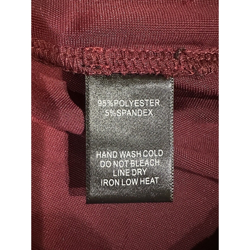 NWT Lulu’s Celebrate The Feeling Velvet Mini Skirt Burgundy Maroon Size Large - Picture 7 of 12